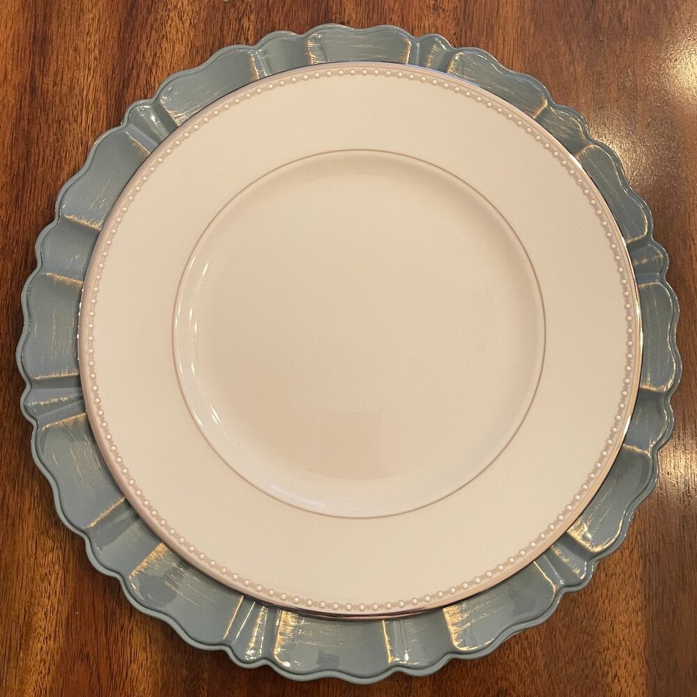 Dinner Plate Pearl Platinum by Lenox up to 12 Available